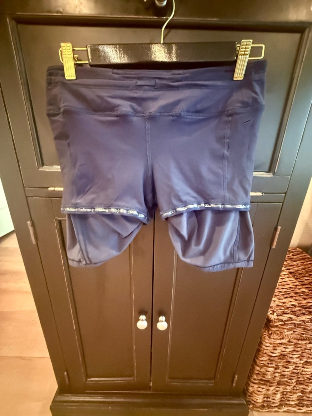 Lululemon Pace Rival Skirt Sz 6 *Extra Long Mid-Rise Skort True Navy New - Picture 4 of 5